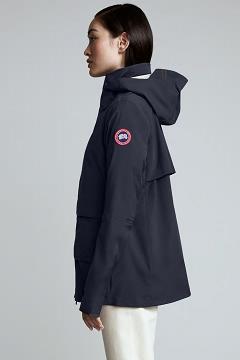 Chamarras Canada Goose Mujer Mexico - Pacifica Chubasquero Azul Marino ZM1942503